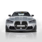 SooQoo V2 BMW G8x M3 M4 Front Lip In Gloss Carbon Fibre