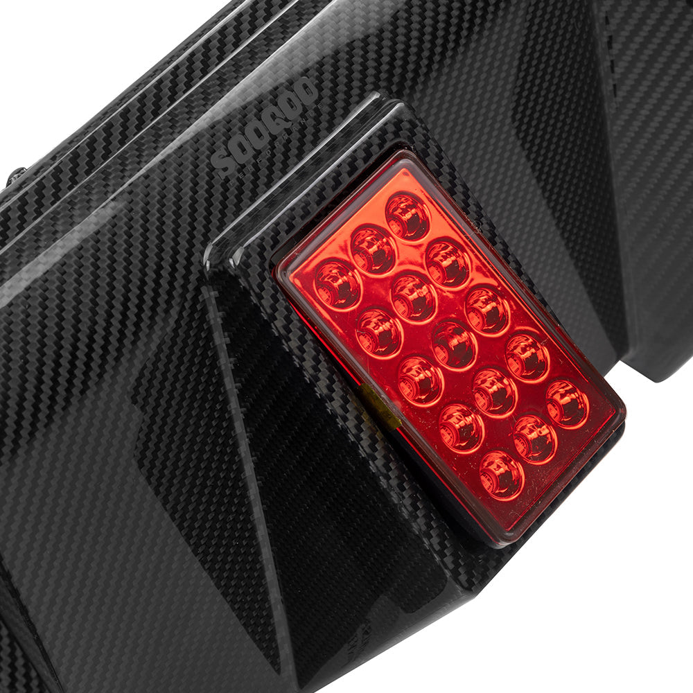 SooQoo V3 BMW M2 G87 Rear Diffuser In Gloss Carbon Fibre