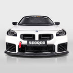 SooQoo V3 BMW M2 G87 Front Lip In Gloss Carbon Fibre