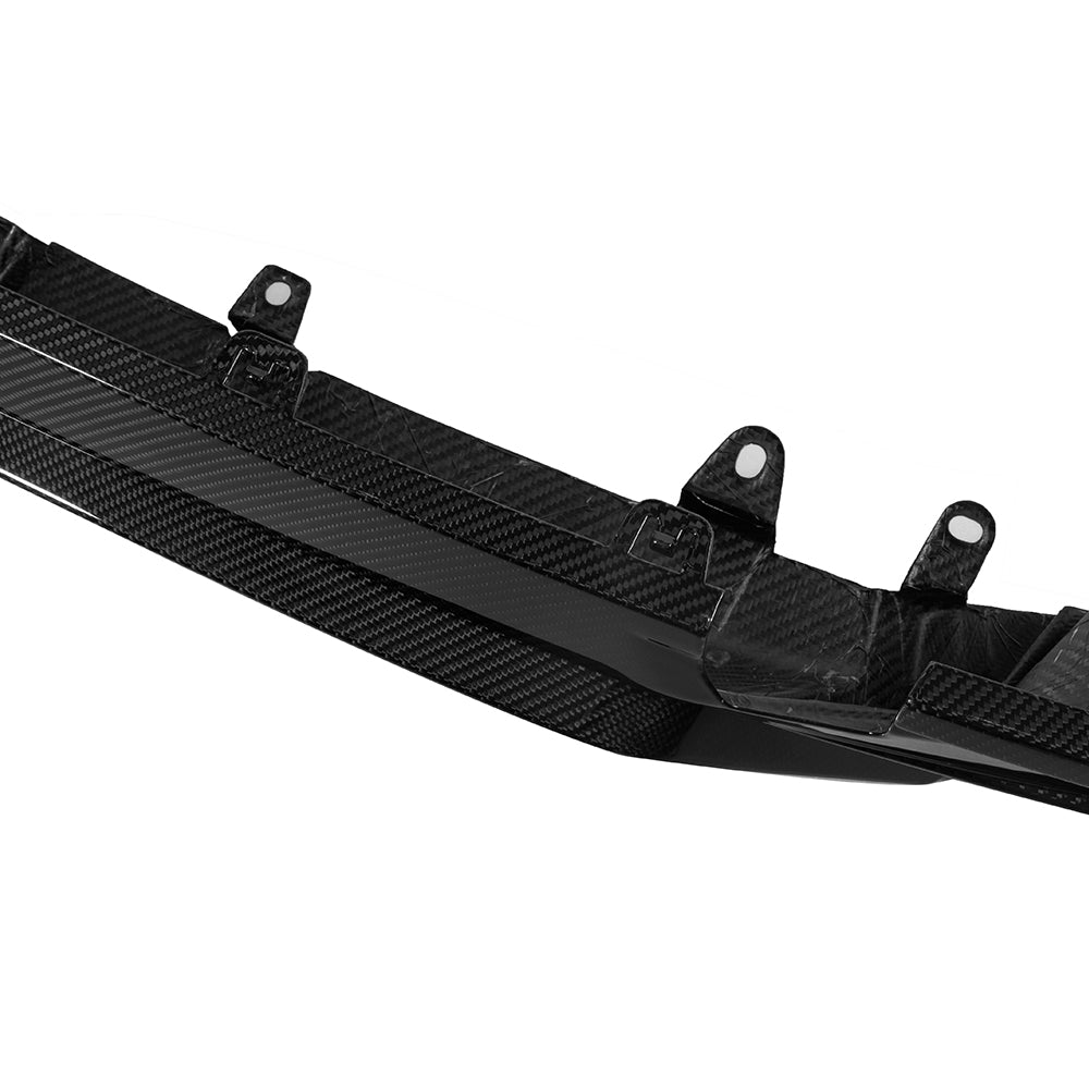 SooQoo BMW X5M F95 Rear Diffuser In Gloss Carbon Fibre