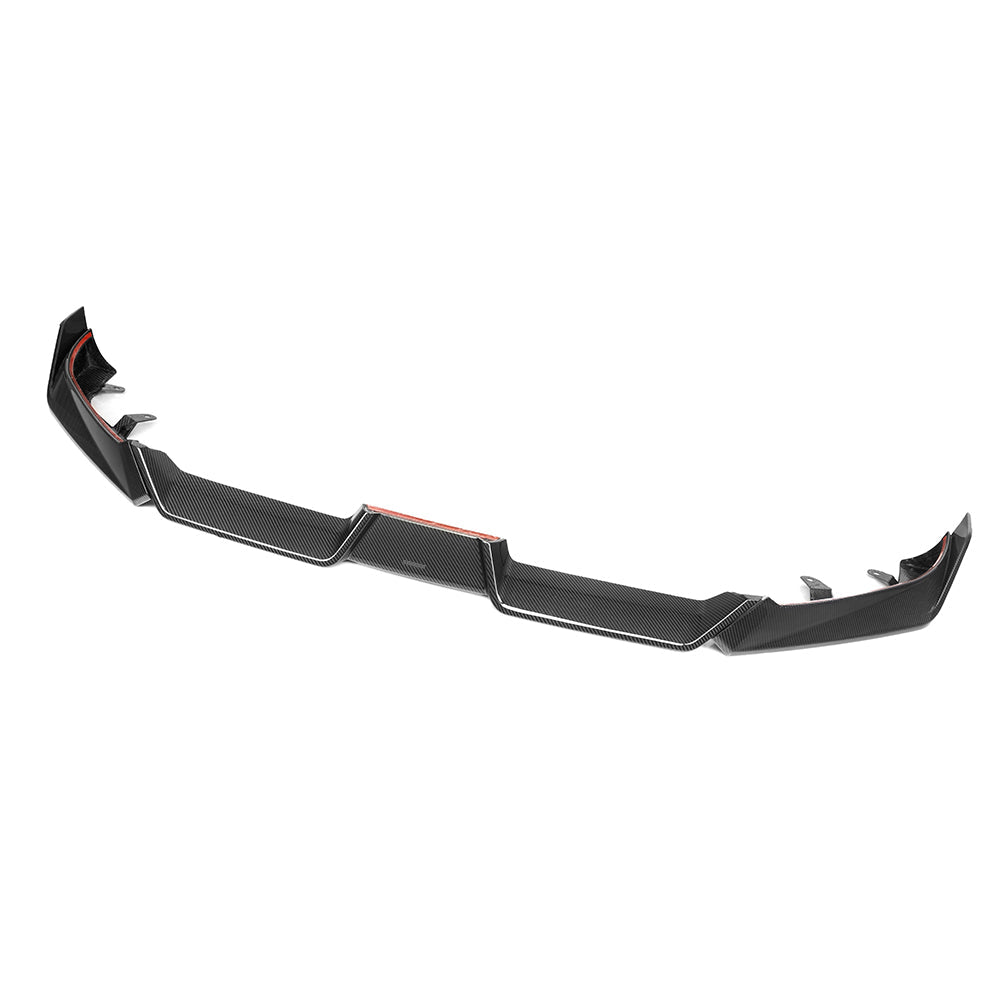 SooQoo BMW X6 G06 Facelift Front Lip In Gloss Carbon Fibre