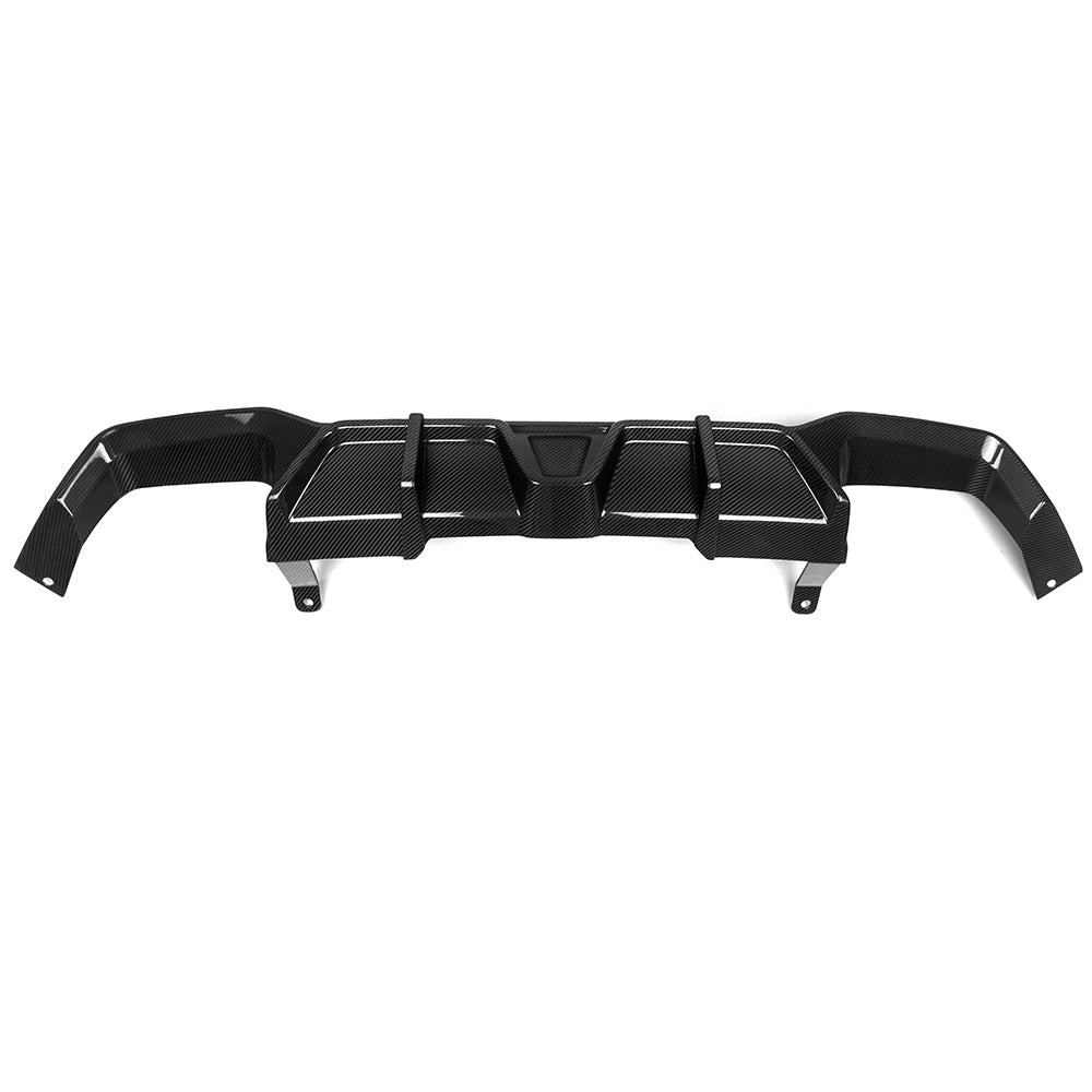 SooQoo BMW X4M F98 LCI Rear Diffuser In Gloss Carbon Fibre