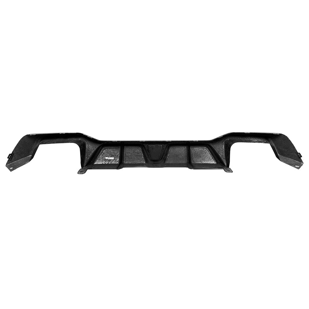 SooQoo BMW X4M F98 LCI Rear Diffuser In Gloss Carbon Fibre