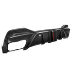 SooQoo BMW X6 G06 Rear Diffuser W/Brake Light In Gloss Carbon Fibre