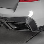 SooQoo BMW G05 X5 Exhaust Trims In Gloss Carbon Fibre
