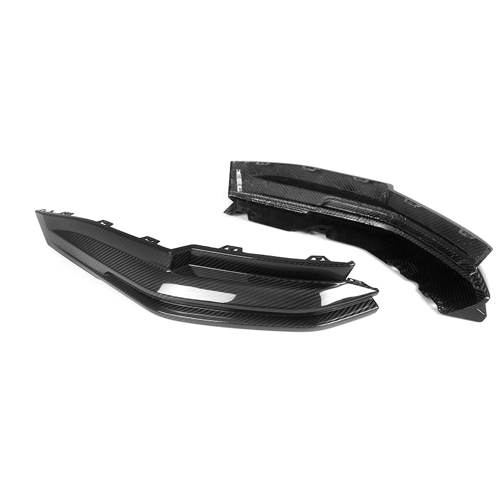 SooQoo BMW G82 & G83 M4 Rear Diffuser + Rear Splitters In Gloss Carbon Fibre