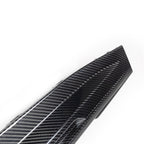 SooQoo BMW G80 & G81 M3 Rear Diffuser With Brake Light + Rear Splitters In Gloss Carbon Fibre