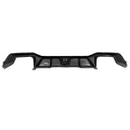 SooQoo BMW X4 G02 LCI Rear Diffuser W/Brake Light In Gloss Carbon Fibre