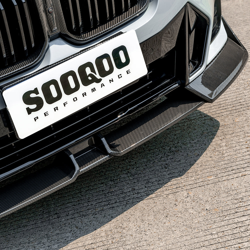 SooQoo V2 BMW X3 G01 X4 G02 LCI Front Lip In Gloss Carbon Fibre