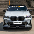 SooQoo V2 BMW X3 G01 X4 G02 LCI Front Lip In Gloss Carbon Fibre