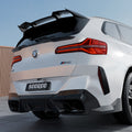 SooQoo BMW G45 X3 Rear Diffuser In Gloss Carbon Fibre