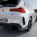 SooQoo BMW G45 X3 Rear Diffuser In Gloss Carbon Fibre