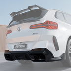SooQoo BMW G45 X3 Rear Diffuser In Gloss Carbon Fibre