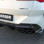 SooQoo BMW G45 X3 Rear Diffuser In Gloss Carbon Fibre