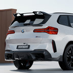 SooQoo BMW G45 X3 Rear Window Fins In Gloss Carbon Fibre