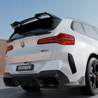 SooQoo BMW G45 X3 Rear Window Fins In Gloss Carbon Fibre