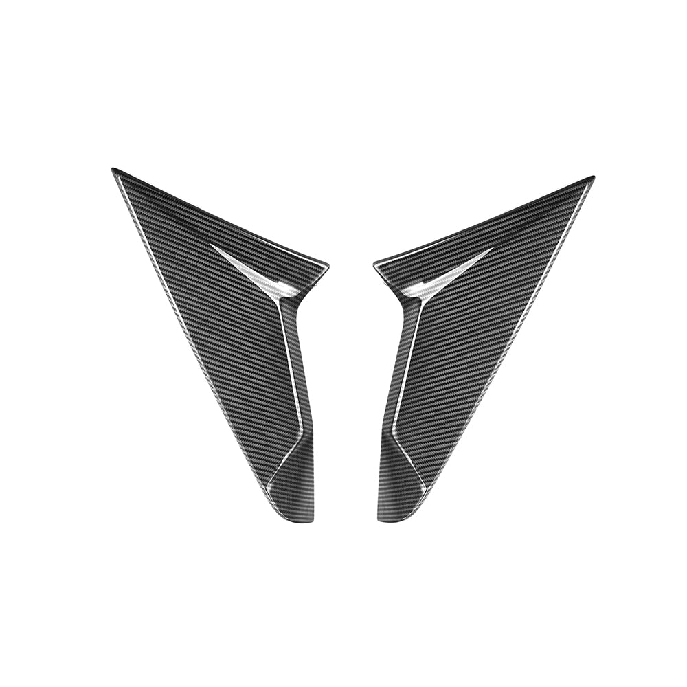 SooQoo BMW G45 X3 Rear Window Fins In Gloss Carbon Fibre