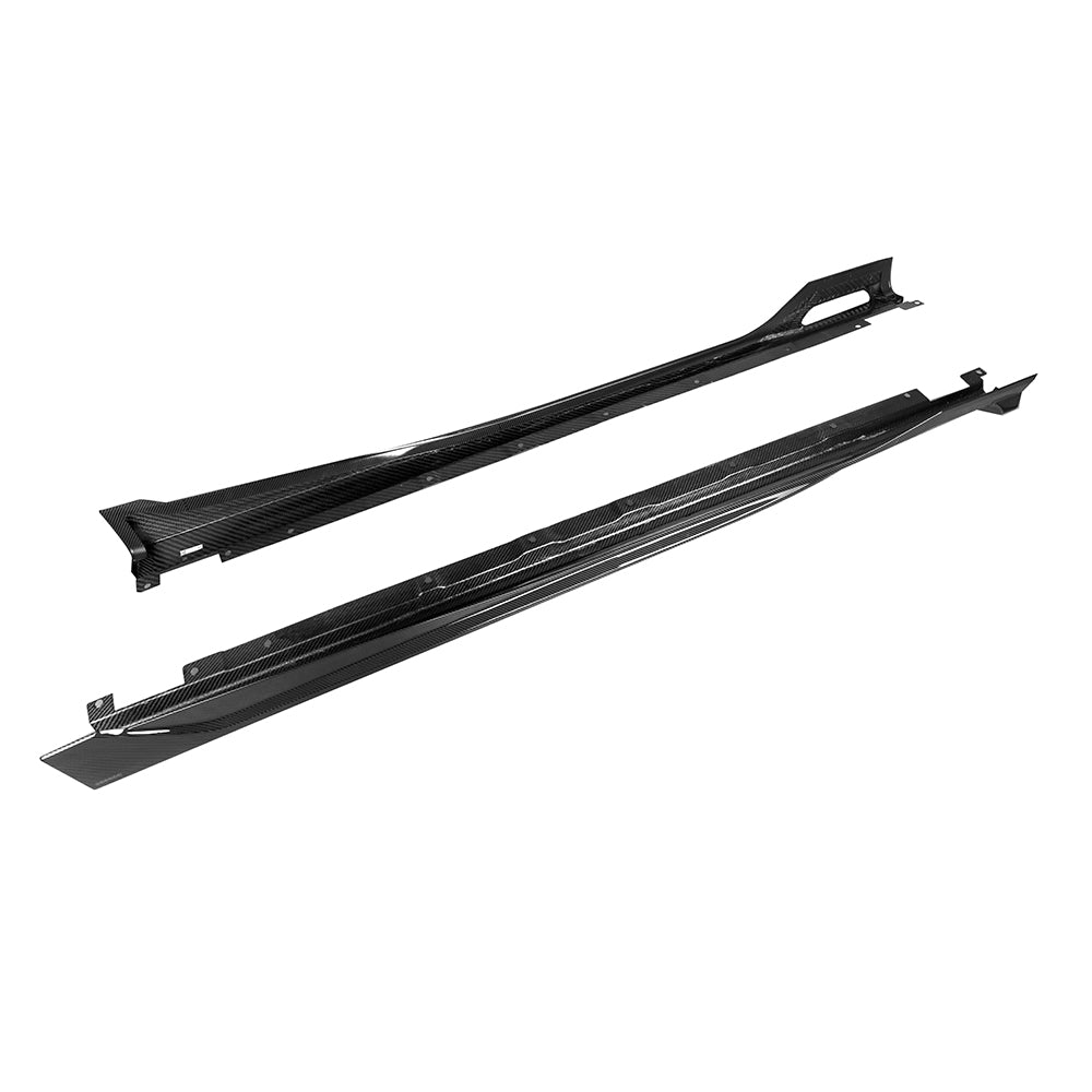 SooQoo BMW G45 X3 Side Skirts In Gloss Carbon Fibre