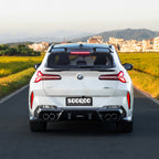 SooQoo BMW G45 X3 Mid Rear Spoiler In Gloss Carbon Fibre