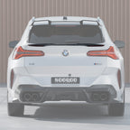 SooQoo BMW G45 X3 Mid Rear Spoiler In Gloss Carbon Fibre