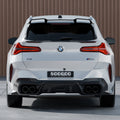 SooQoo BMW G45 X3 Mid Rear Spoiler In Gloss Carbon Fibre