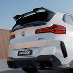 SooQoo BMW G45 X3 Mid Rear Spoiler In Gloss Carbon Fibre