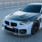 SooQoo BMW M2 G87 Vented Hood In Gloss Carbon Fibre