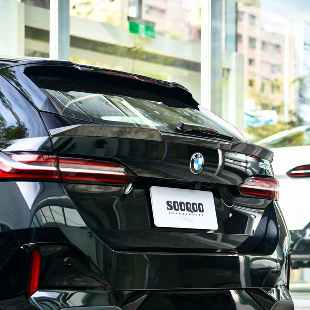 SooQoo BMW M5 G99 Rear Spoiler In Gloss Carbon Fibre