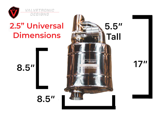 UNIVERSAL VALVED MUFFLER KIT