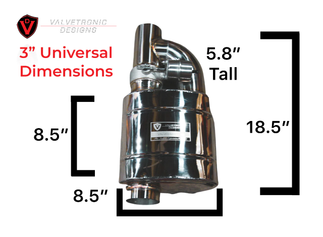 UNIVERSAL VALVED MUFFLER KIT