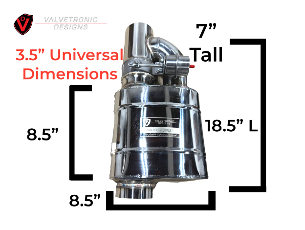 UNIVERSAL VALVED MUFFLER KIT
