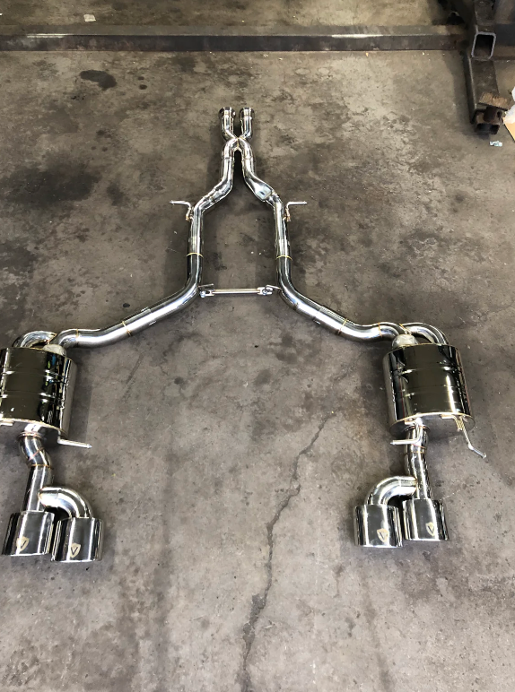 Mercedes C63 AMG W204 Valved Sport Exhaust System