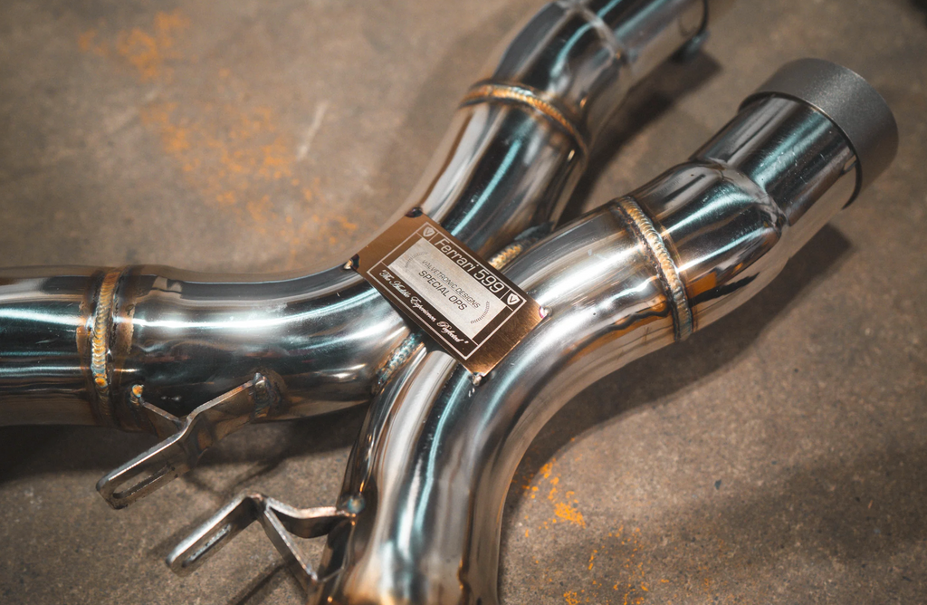 Ferrari 599 RACE F1 Valved Exhaust system
