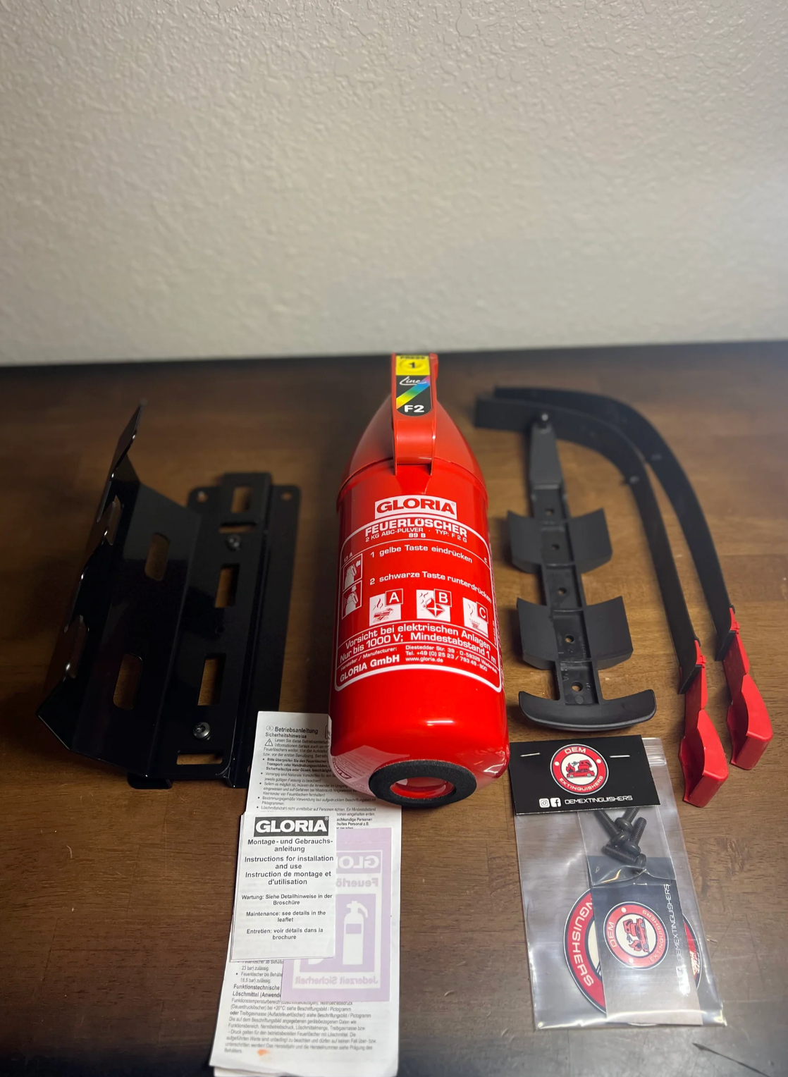 OEM BMW M4 GTS FIRE EXTINGUISHER KIT