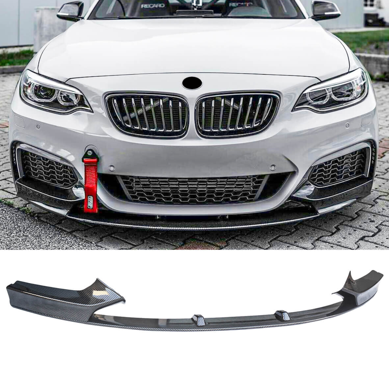 F22/F23 M Performance Style Carbon Fibre Front Lip