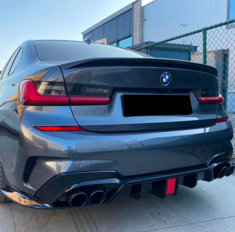 G20 F1 Style Carbon Fibre Rear Diffuser w/Light