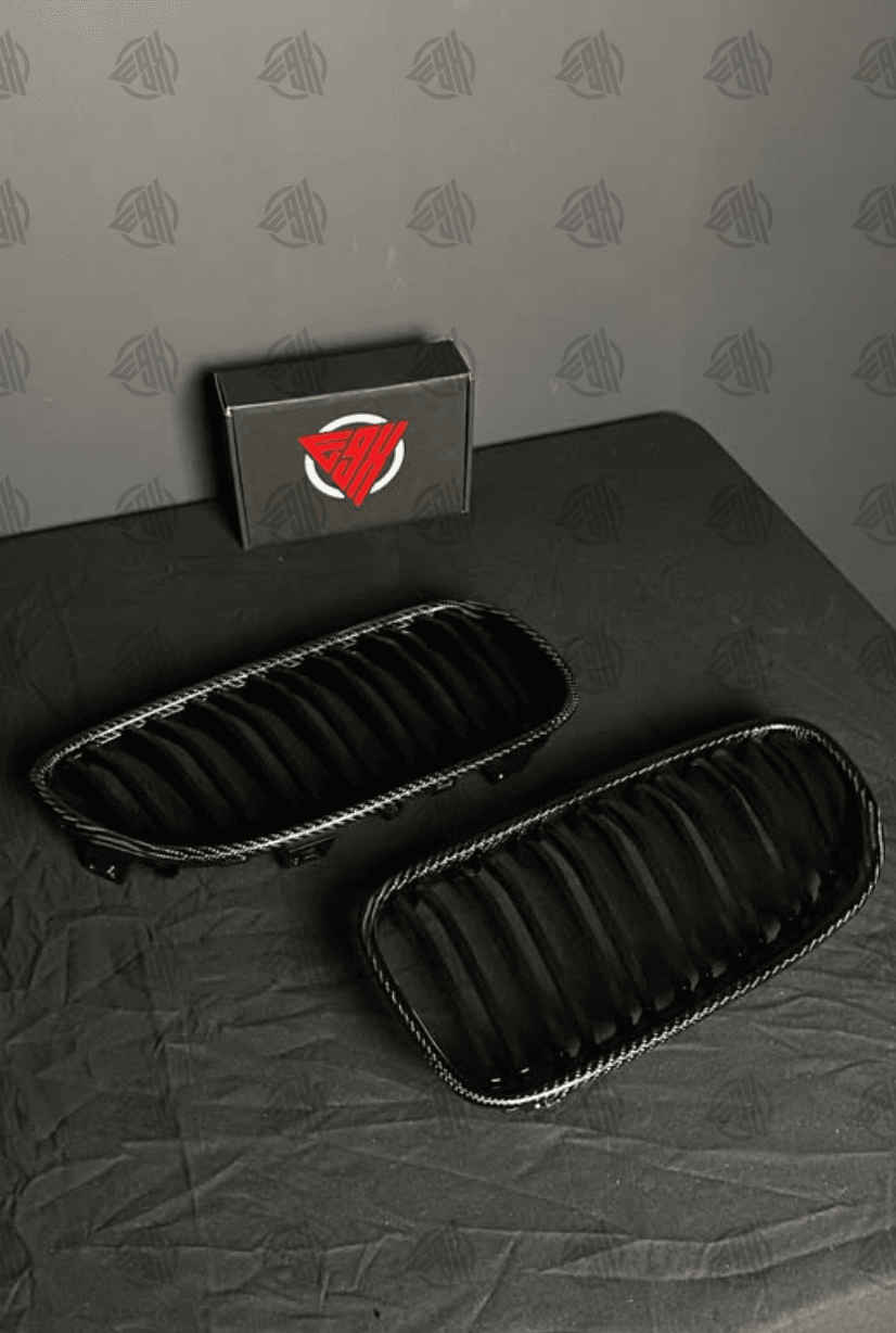 E92/E93 LCI Double Slot Carbon Fibre Kidney Grills