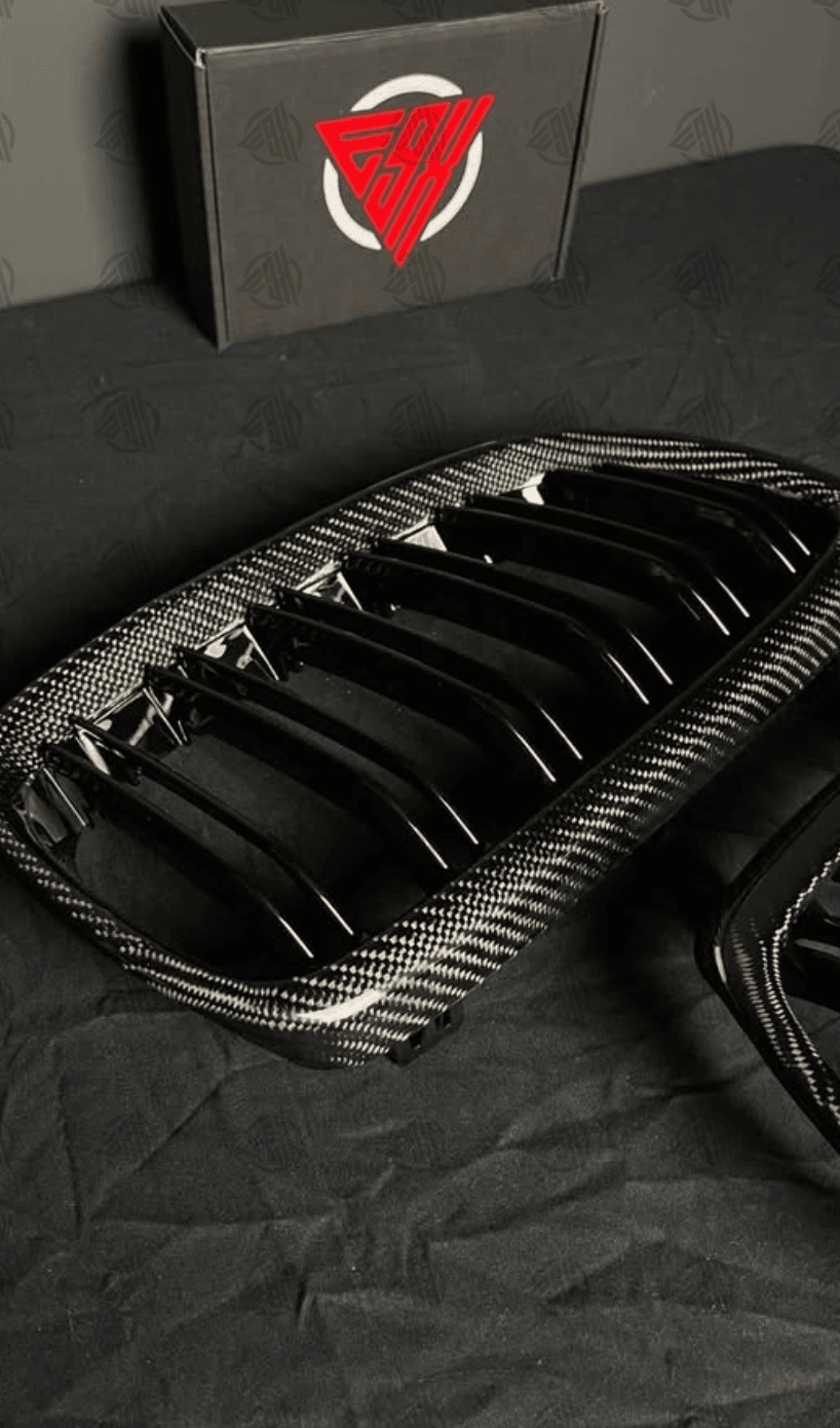 E92/E93 LCI Double Slot Carbon Fibre Kidney Grills