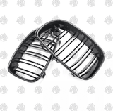 E82/E88 1 Series Double Slot Kidney Grille Carbon Fibre