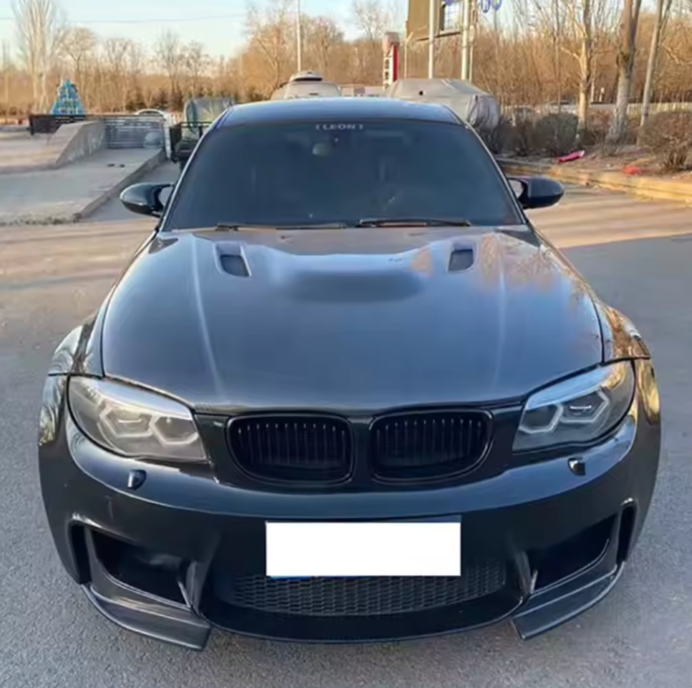 E82/E88 1 Series 1M Style Carbon Fibre Hood