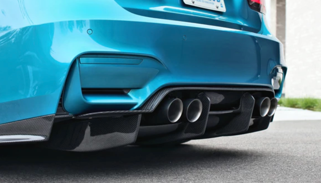 M3/M4 PSM Style 3 Piece Carbon Fibre Diffuser