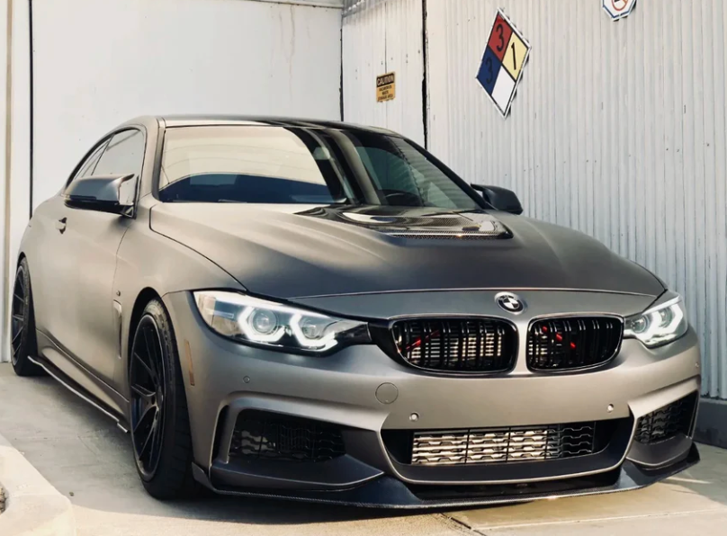 2014-2019 F32 MSPORT GLOSSY BLACK MAD LIP