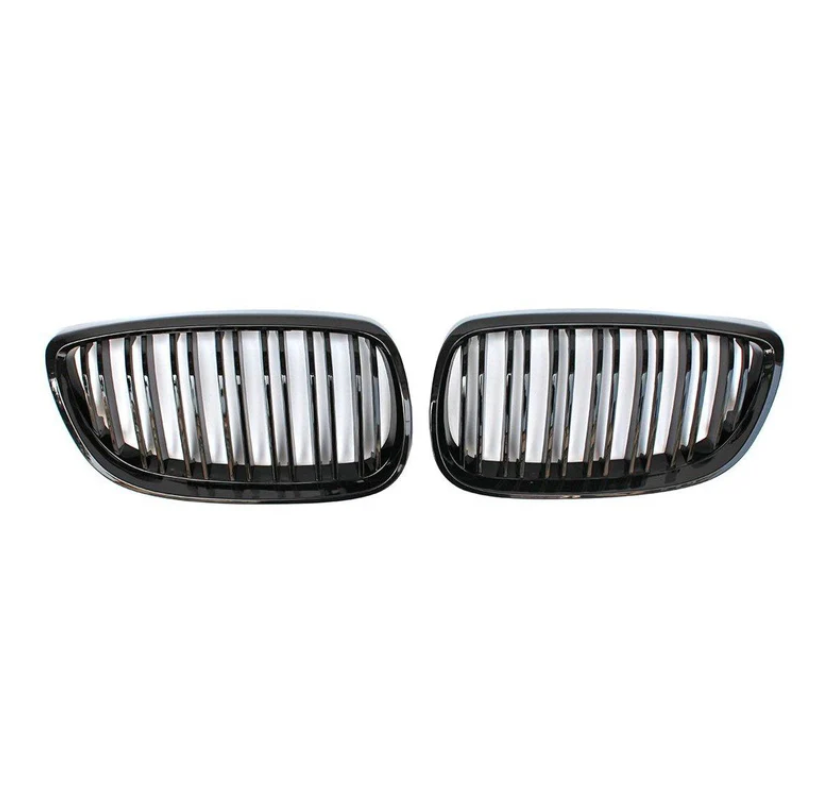 E9X Double Slot Carbon Kidney Grills