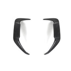 SooQoo BMW F95 X5M LCI Rear Bumper Trims In Gloss Carbon Fibre