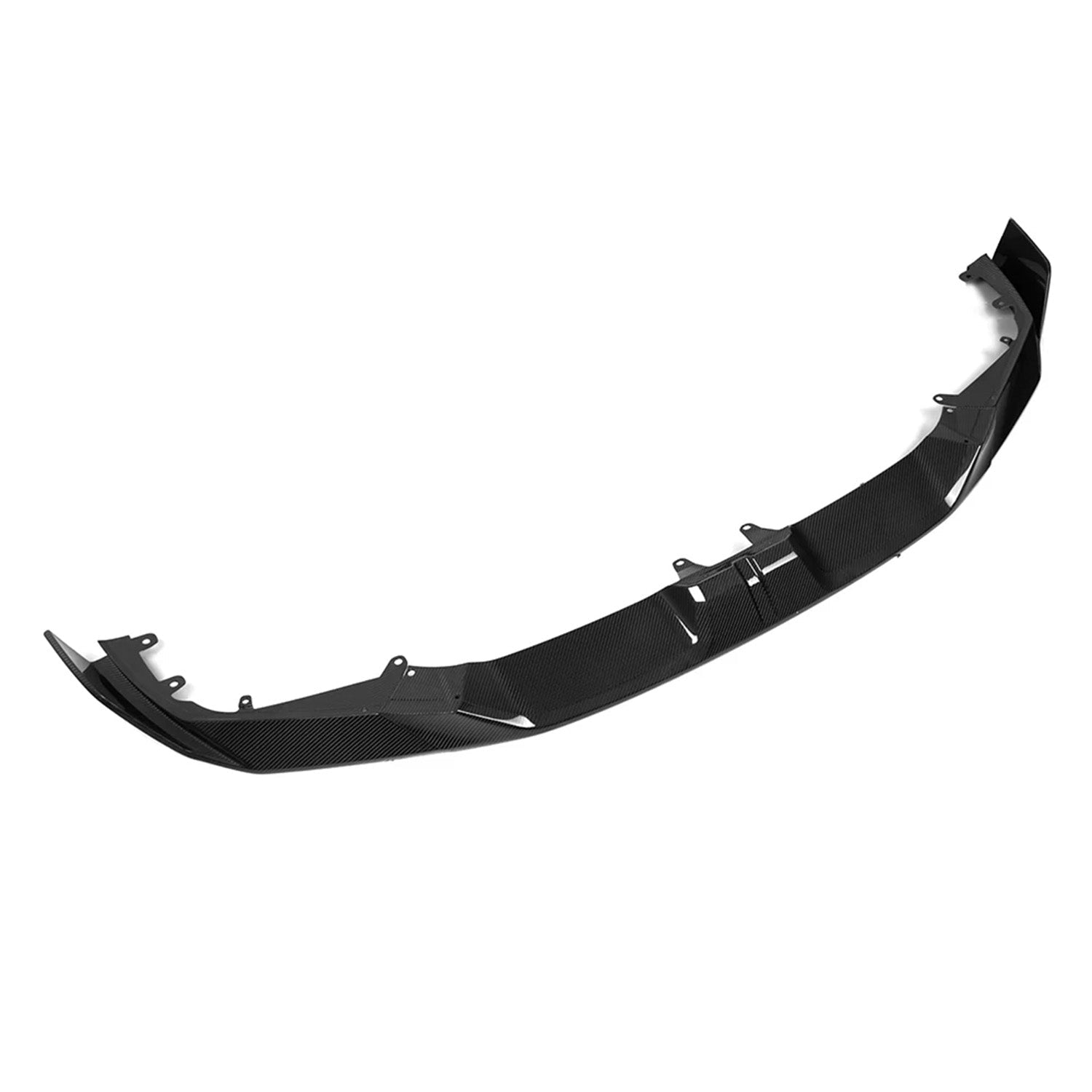 SooQoo BMW F96 X6M LCI Front Splitter In Gloss Carbon Fibre