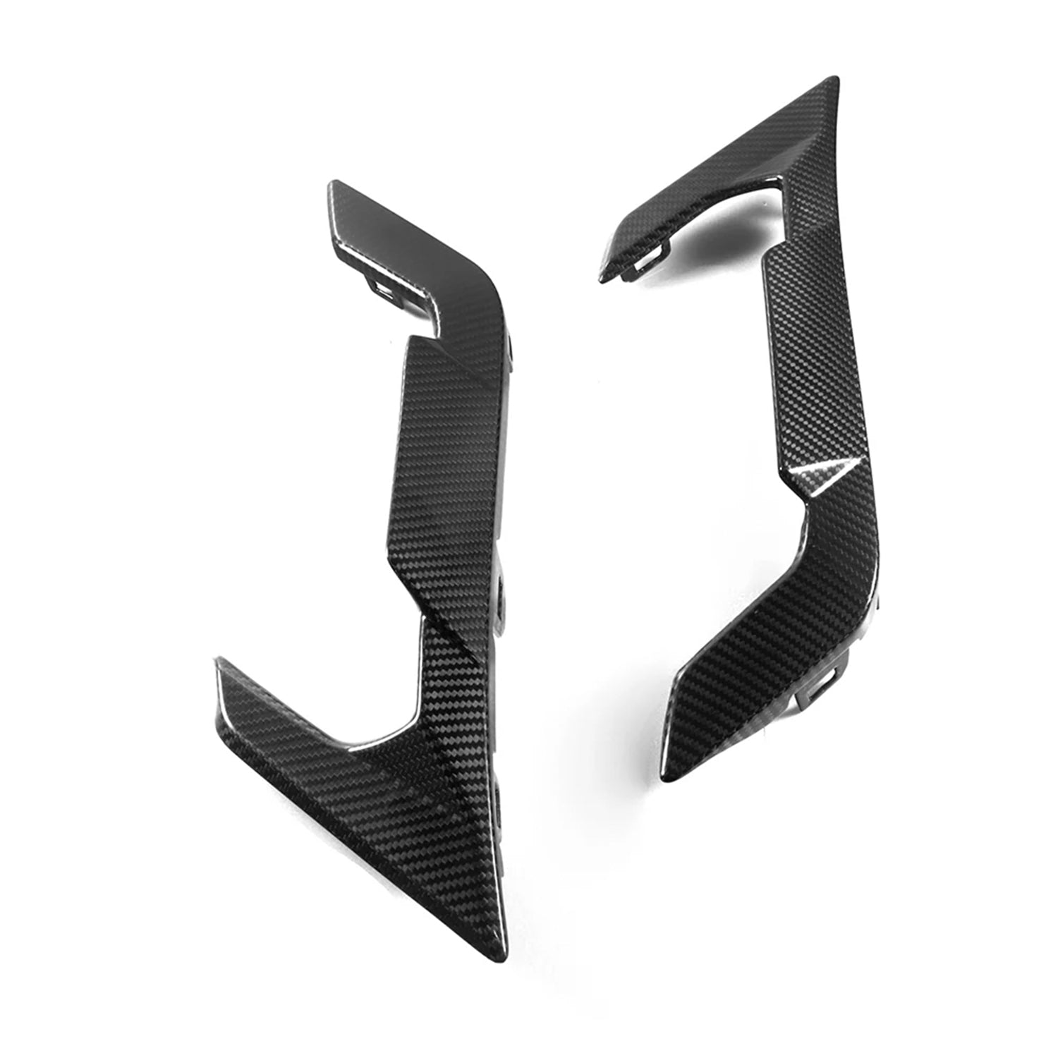 SooQoo BMW F96 X6M LCI Side Fender Trims In Gloss Carbon Fibre