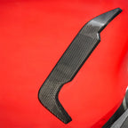 SooQoo BMW F96 X6M Rear Bumper Inserts In Gloss Carbon Fibre