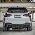 SooQoo BMW F97 X3M SQ Roof Spoiler In Gloss Pre Preg Carbon Fibre (2019+)