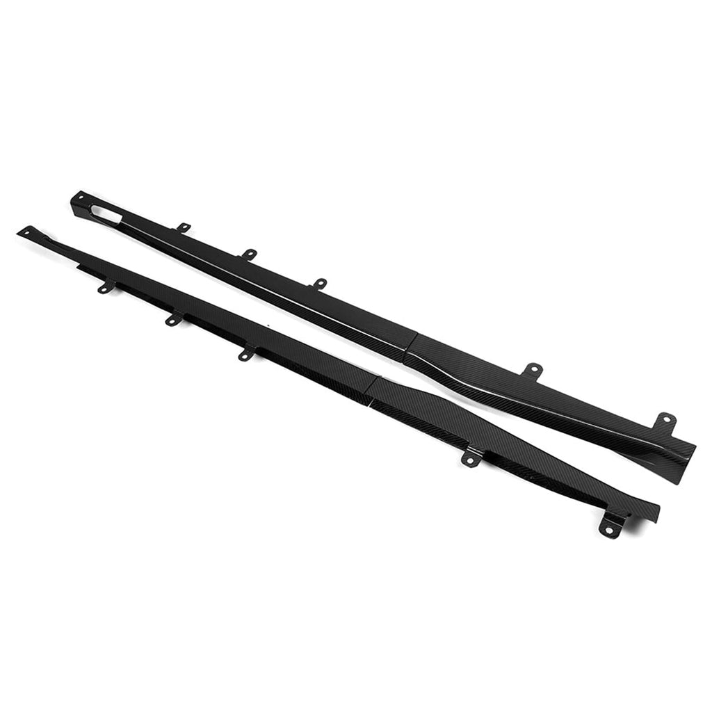 SooQoo BMW F97 X3M & F98 X4M SQ Side Skirts In Gloss Pre Preg Carbon Fibre (G01/G02 Included)