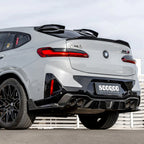 SooQoo BMW X3M F97 & X4M F98 LCI Rear Diffuser In Gloss Pre Preg Carbon Fibre (Facelift 2022+)
